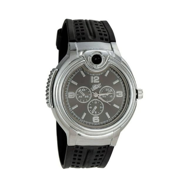 Creative Watch Inflatable Lighter Metal Personality Gas Electronic Open Flame Lighter Watch Lighter
