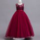 thumbnail image 1 of Vestido infantil Vestido de princesa Vestido de novia de encaje infantil grande Vestido largo Vestido tipo chaleco, 1 of 6