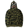 thumbnail image 3 of [En Stock] Nueva Chamarra BAPE Camuflaje Tiburón Con Capucha Casual Hombres Mujeres Cremallera Suéterpangjing, 3 of 4