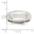 thumbnail image 4 of Auriga Fine Jewelry 925 Sterling Silver 6mm Brushed Wedding Band Ring Size 8.5 for Women, 4 of 6