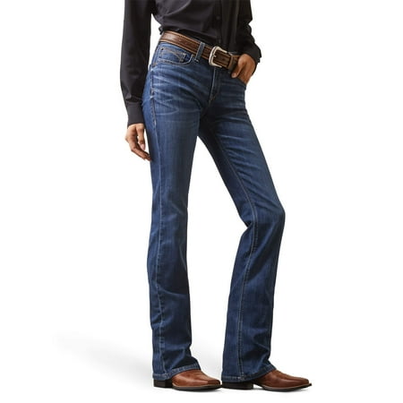 ARIAT Women's R.E.A.L. Perfect Rise Leila Boot Cut Jean, Irvine, Size 33 Long