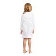 thumbnail image 1 of Elowel Boys Girls Hooded White Childrens Toddler Fleece Sleep Robe Size 8Y, 1 of 26