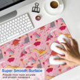 thumbnail image 4 of Long Mouse Pads for Desk,Pink Cartoon Dinosaurs Landscape Pattern Desk Mats on Top Of Desks, Desk Mouse Pad Extra Large with 3mm Non-Slip Base and Stitched Edge for Gaming,Office,Work,Home 35.4"x15.7", 4 of 6