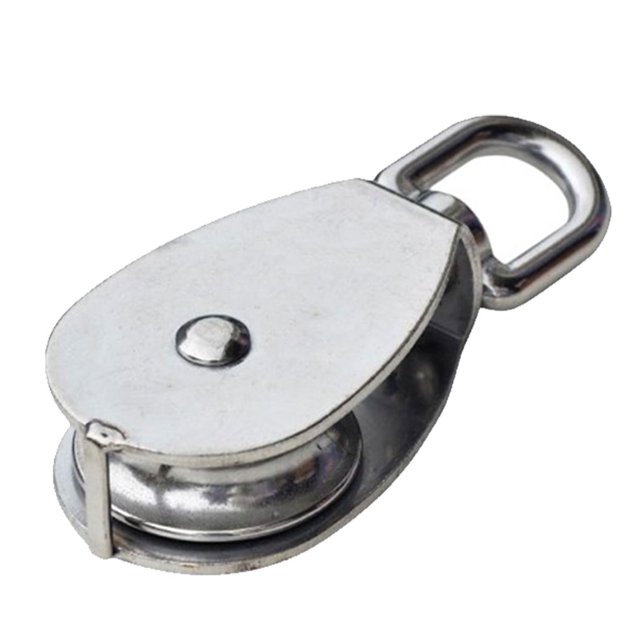 Riwesomey Polea de acero inoxidable, anticorrosivo, rotatorio profesional, resistente al agua, resistente a la intemperie, accesorios de rueda de Type2 NO2 Riwesomey TO009474-04