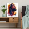 thumbnail image 5 of Qisvanset 12x16 Inch 2D Flat Framed Canvas Art, God Healing Inheritance Modern Bible Sketch Encouragement Wall Art, 5 of 5