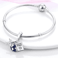 thumbnail image 3 of 1 Pcs Dije Viajes En Avión De Plata 925 Premium Xtellar Color Blanco, 3 of 3