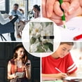 thumbnail image 5 of 9.2x6.7 inch Leather Notebook 100 Sheets, Multi-Pocket Design & Pen Loop Vintage White Camellias Refillable Journal Organizer, 5 of 6