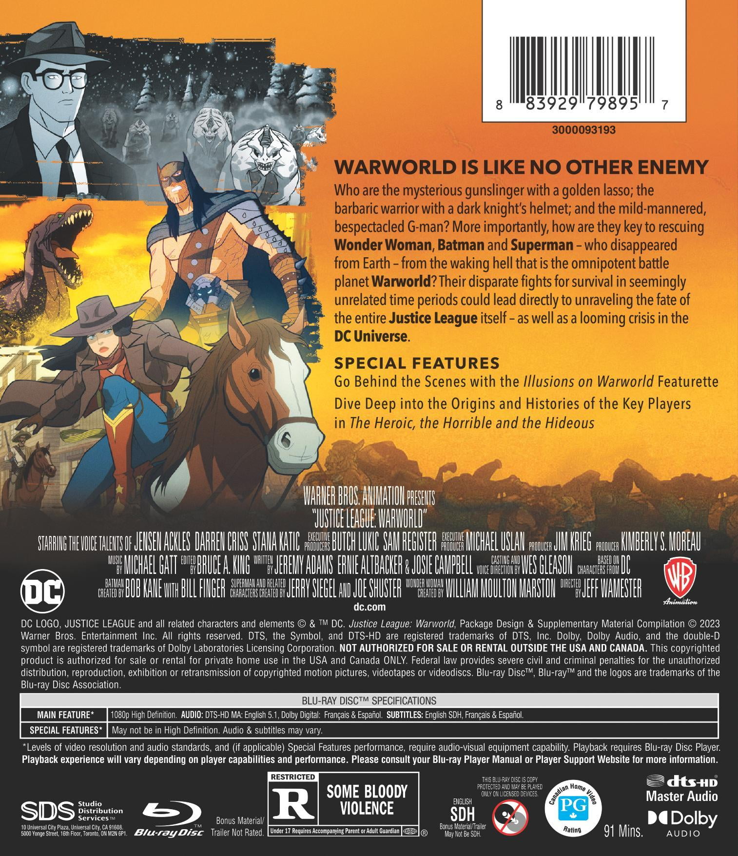 Justice League: Warworld (Blu-ray), Warner Bros., Action - Walmart.com