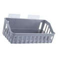 thumbnail image 1 of Estante de pared para baño, organizador de almacenamiento gris, 1 of 8