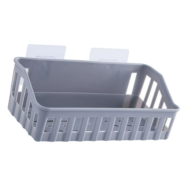 Organizador de estantes de baño de pared - Cocina gris