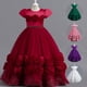 thumbnail image 2 of Vestido infantil Vestido de princesa Estilo pontu largo Vestido de actuación de piano para espectáculo de cumpleaños de niñas, 2 of 5