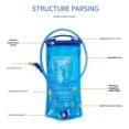 thumbnail image 4 of Vessie d'Hydratation Bleue de 2 L pour Sports de Plein Air - Réservoir d'Eau Étanche, Durable et Portable pour le Vélo, la Course, la Randonnée - Conception Unisexe avec Joint Fiable pour une Hydratation Toute la Journée en Plein Air, 4 of 6