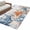 Gray, variant on Blue Coastal Round Area Rug 3.3Ft Washable Circle Rugs for Dining Room Table, Summer Beach Starfish Weeping Eucalyptus Retro Non-Slip Carpet Floor Mats Indoor Outdoor Carpet Runner Home Decor