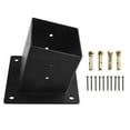 thumbnail image 2 of Mosiee Outdoor Patio Pergola Hardware Kit 4X4 Pergola Brackets Customizable Design Easy Installation Rust Resistant Slanted Roof, 2 of 9