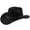 Z28-Black, variant on Cowboy Hat for Women and Men Felt Wide Brim Suede Cowboy Cowgirl Hats Felt Cattleman Western Hats Party