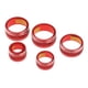 thumbnail image 5 of Cubiertas Del De La Perilla Del Enchufe Del Aire Acondicionado Del Coche 5pcs Para Camry 18 rojo Soledad Cubiertas del anillo de la perilla de aire acondicionado, 5 of 7