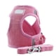 thumbnail image 3 of Step-In Dog Harness Set - Corduroy/Mesh, Reflective, No Pull - for Puppies/Yorkie/Cats, Night Walking/Safety, Adjustable, 3 of 3