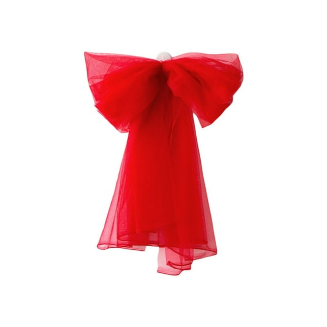 Colgante de lazo de malla de spandex de 60 cm para festivales, fiestas y decoración del hogar