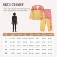 thumbnail image 4 of Hirioo Pink Ice Cream for Women's Pajama Sets 2 Piece Pjs Women's Long-Sleeved Pajama Set Button Down Sleepwear,S-XXL-Medium, 4 of 7