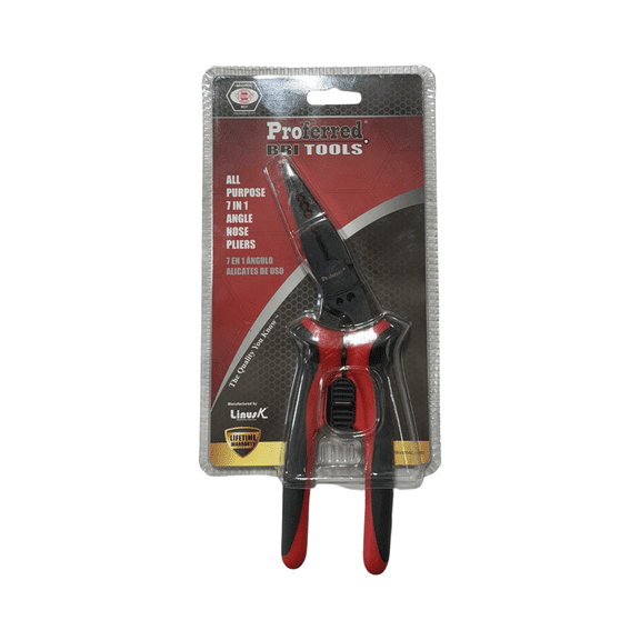 Proferred 8" All Purpose 7 in 1 Angle Nose Pliers