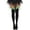 BLACK/N.GR, variant on Leg Avenue Womens Satin Bow Accent Thigh Highs, Light Pink, One Size