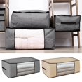thumbnail image 2 of Bolsa de almacenamiento para ropa, organizador portátil no tejido, plegable, para almohada, colcha, 1 unidad, gran oferta, 2 of 4