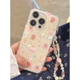 thumbnail image 2 of INS cute cat sweet love cake graffiti cartoon bracelet IMD phone case for iPhone 13 15 Pro Max 11 12 14 Promax back cover, 2 of 7
