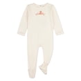 thumbnail image 3 of MiniMoi Baby "Bear On A Shelf" Modal-Blend Back-Snap Footie, 6 Months, Baby Blue, 3 of 9