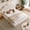 Beige, variant on Toogaho Full Upholstered Bed with 33.8" H Headboard and All Sponge Bed Base for Adults,Soft Teddy Fleece,Metal Frame,Easy Assembly,Beige