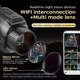 thumbnail image 5 of Monocular de visión nocturna con video 4K, fotos de 64 MP, zoom digital de 28X, visión infrarroja para senderismo, acampada, observación de vida silvestre, gafas portátiles recargables con montura de, 5 of 6