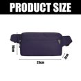 thumbnail image 4 of Bolsillos para deportes al aire libre, bolsas para documentos de viaje personales, bolsillos para hombres y mujeres, bolsas de almacenamiento, morado, 4 of 5