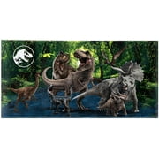 Jurassic World Family Reunion Beach Towel Super Soft Cotton 28" x 58"