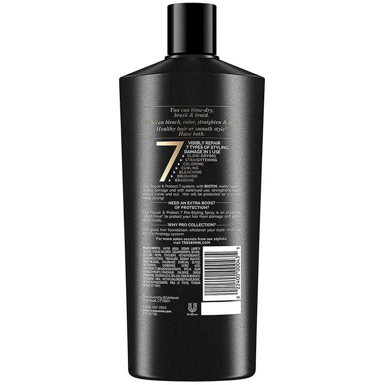 Tresemme Shampoo Repair & Protect 7 With Biotin 22 Ounce - Walmart.com