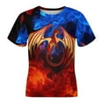 thumbnail image 4 of Wings Of Fire WOF Kid's T-Shirt Short Sleeve T-Shirt Tops Summer Tee Shirt for Boys Girls 120CM, 4 of 8