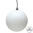 thumbnail image 3 of Vickerman 2.4" White Matte Ball Ornament, 24 per Bag, 3 of 5