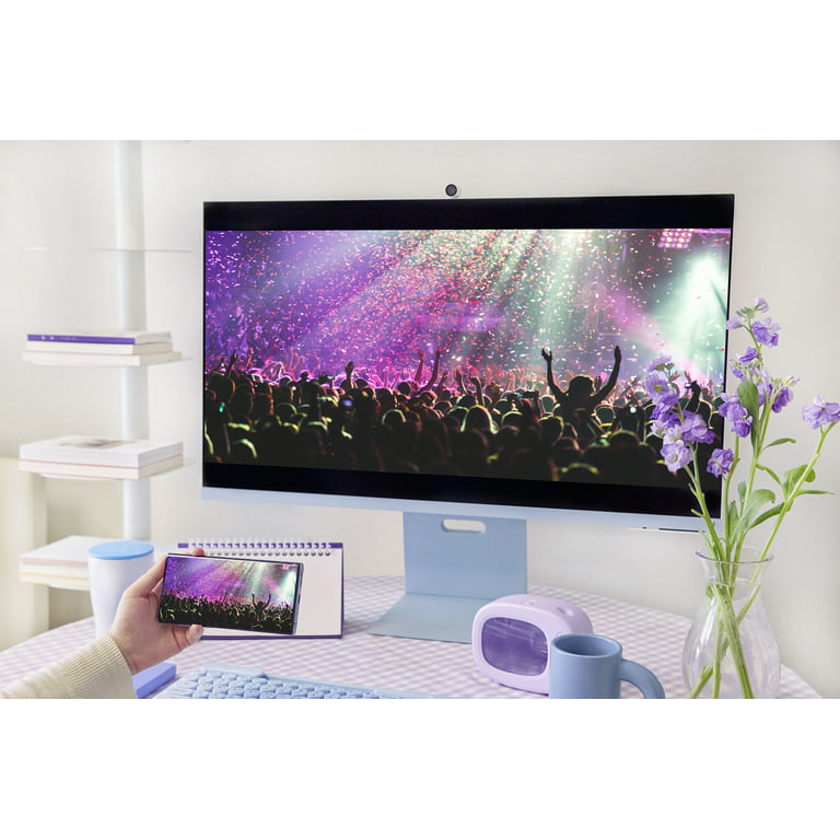 32 M80B 4K UHD Smart Monitor with Streaming TV and SlimFit Camera Included  in Daylight Blue - LS32BM80BUNXGO
