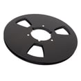 thumbnail image 4 of Carrete de cinta vacío de aluminio de 3 orificios, 1/4 de pulgada x 10 pulgadas, carrete abierto para grabación de sonido, ideal para carretes NAB, negro, 4 of 8