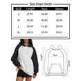 thumbnail image 6 of Trendy Queen Oversized Hoodies for Women Pullover Fleece Fall Sweatshirts Fashion Y2K Outfits Clothes 2025 White CoffeeGrey M .., 6 of 6