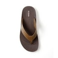 thumbnail image 4 of Okabashi Voyager Men's Flip Flops-Brown/Toffee-12, 4 of 7
