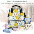 thumbnail image 2 of Ratiio Ducks and Anchors Mummy Backpack - Waterproof Twill Canvas, Large Capacity Diaper Bag with Multiple Pockets and Adjustable Straps, 2 of 5