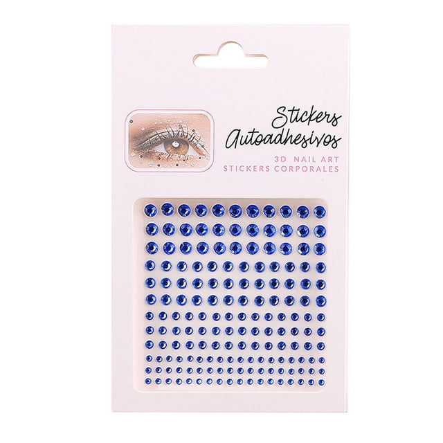 An Acrylic Face Sticker Clear Out Deal, Bradem Self Adhesive Rhinestone Stickers for Face Nail Eyes Decor 4 Size 15 Color Bling Sticky Gems for Body Makeup Stick on Acrylic for Craftcard Decorations