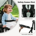 thumbnail image 5 of AILEEKISS 8-in-1 Kids Tricycle with Parental Bar, Folding Ride Trike for Child 1-6 Years, Mint Green, 5 of 9