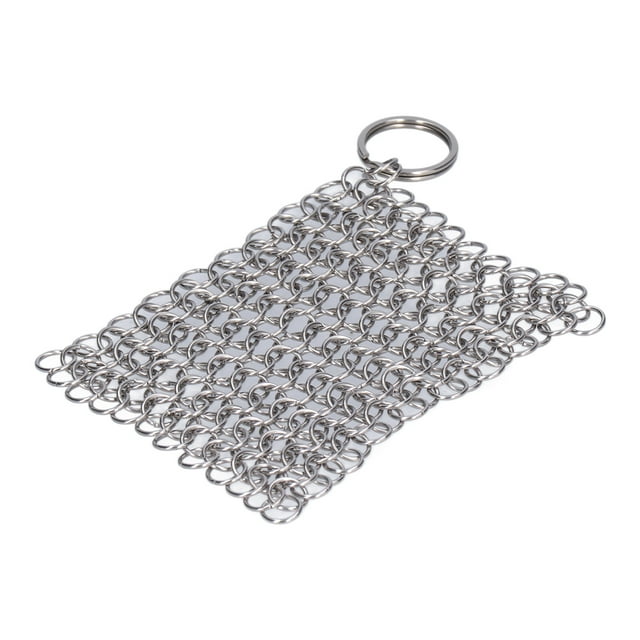 Depurador De Cadena, Herramienta De Limpieza De Hierro Fundido, Malla Reutilizable Lavable Para Hornos De Microondas Para Gabinetes Para Ollas