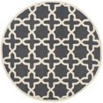 thumbnail image 1 of Safavieh Tapis de Transition Cambridge Gris Foncé - Rond 4', 1 of 2