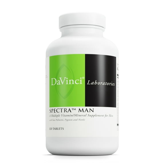 DaVinci Labs Spectra Man - Multivitamin to Support Immune System & Prostate Health - 120 Tablets