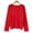 Red, variant on QASIEATN Women's Mesh Long Sleeve Tops Boat Neck See Through Lightweight Sweater Crochet Knit Tops Fall Fashion Outfits for Women