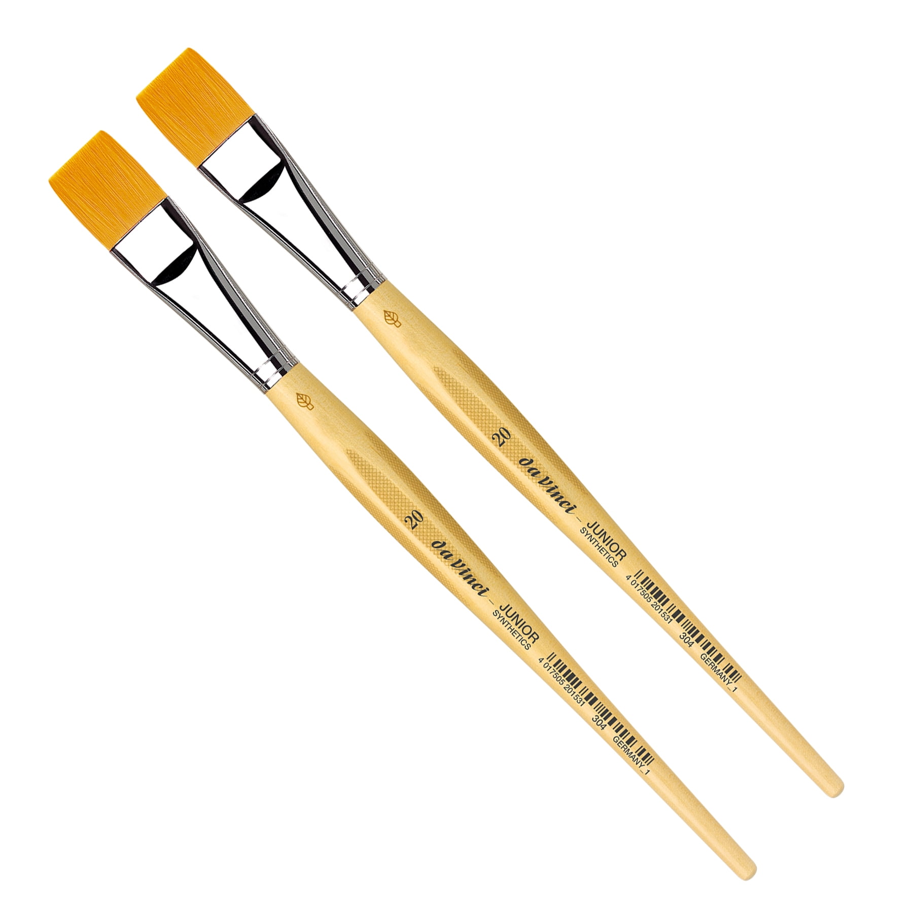 da Vinci JUNIOR Synthetics Student Brush, Synthetic, Tempera, Round, Series 304, Size 20, Pack of 2
