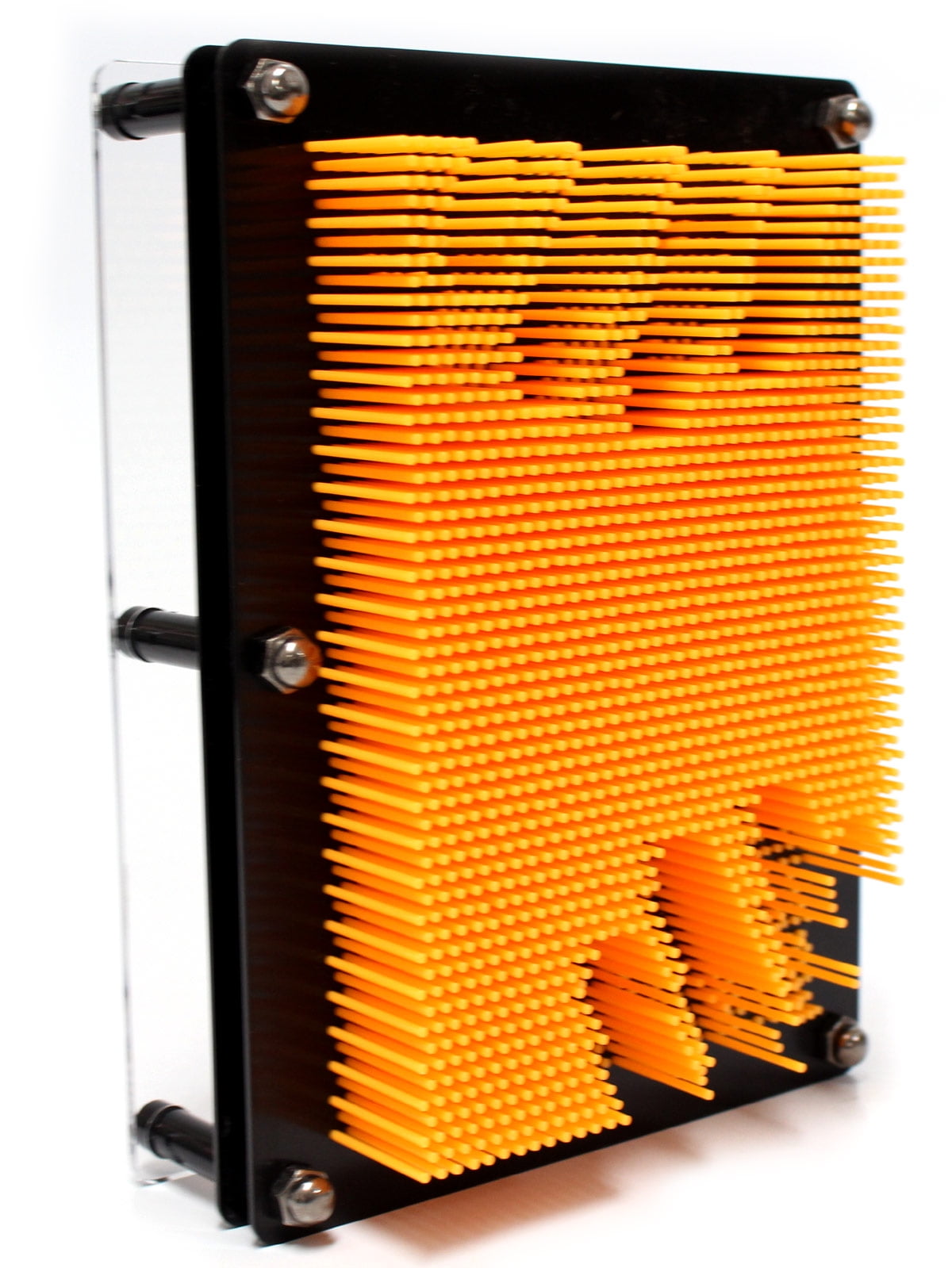 PlayWorld Board No More! 3D Pin Art Impression Board - Orange