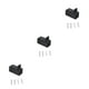 thumbnail image 5 of Ounissouiy Gancho de baño Ganchos de suspensión de acero inoxidable Estante Herramientas Decoración Toallas Estante de almacenamiento Suministros tipo 21 3piezas Ounissouiy CBP183397, 5 of 6
