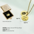 thumbnail image 3 of Handwriting and Fingerprint Memorial Necklace – Custom Thumbprint Jewelry Keepsake for Men or Women – Personalized Memorial Necklace – Father’s Day, Mother’s Day, Sympathy Gift, 3 of 7